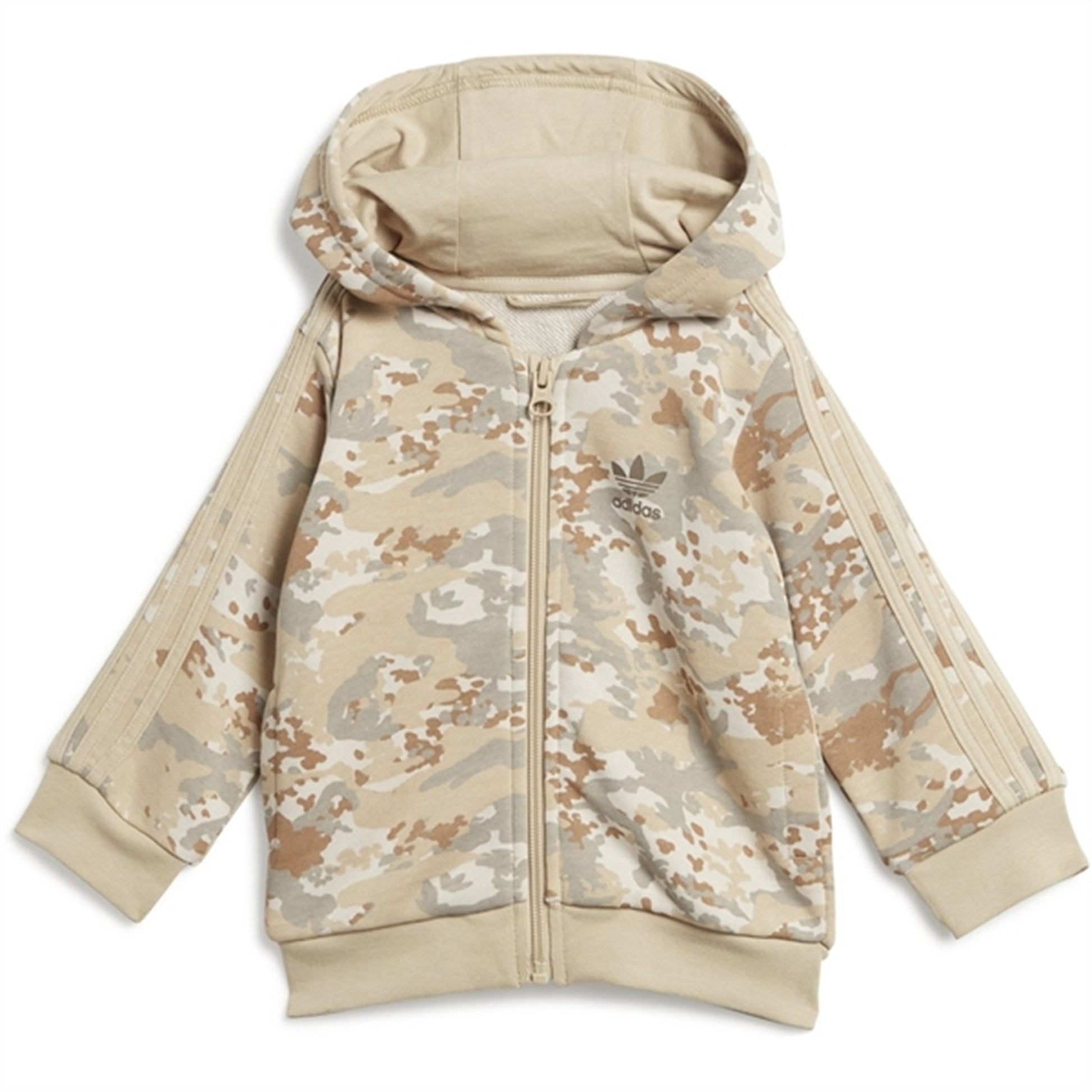 adidas Originals Clay Brown / Multi Color Full Zip Hoodie Set