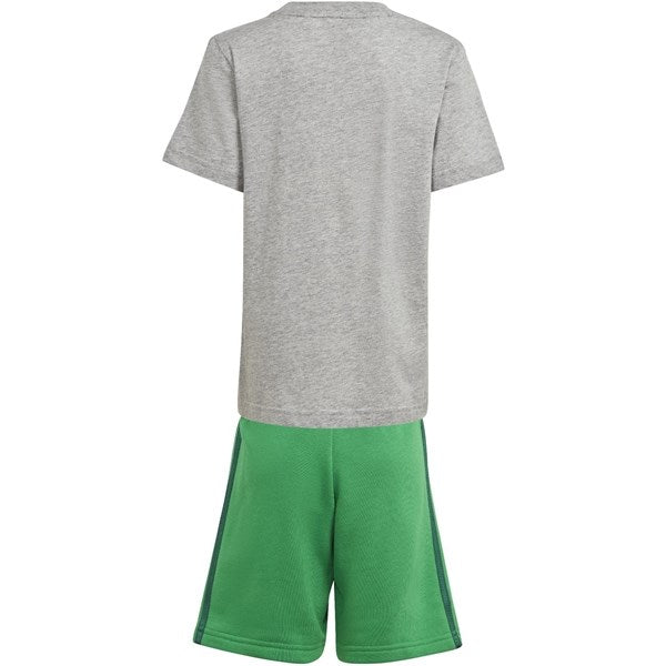 adidas Originals Medium Grey Heather Shorts Tee Set