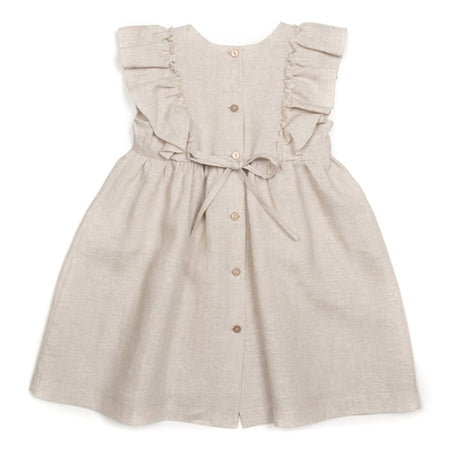Huttelihut sabell Linen Kjole Khaki