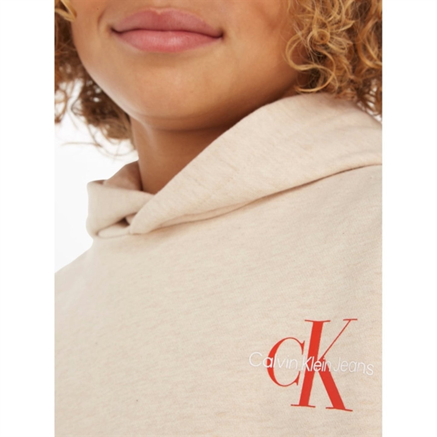 Calvin Klein Monogram Small Sweatsuit Heather Beige