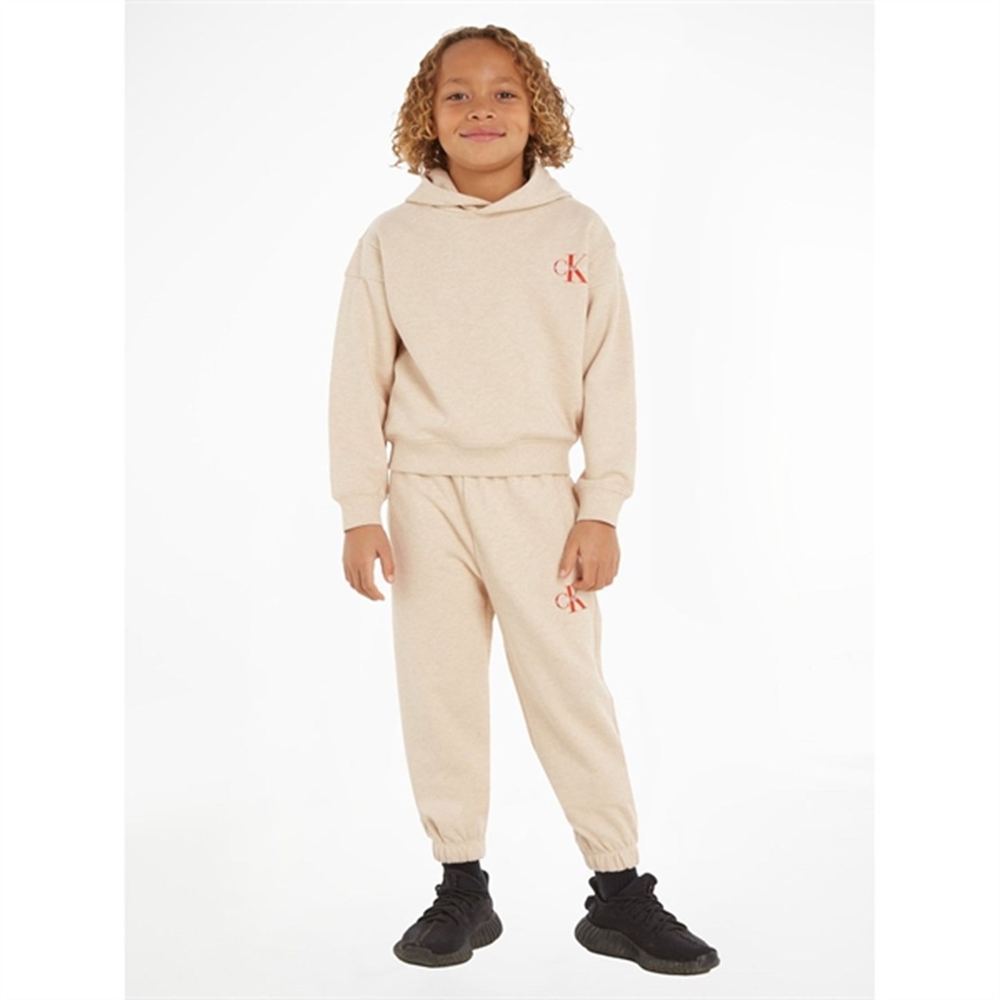 Calvin Klein Monogram Small Sweatsuit Heather Beige