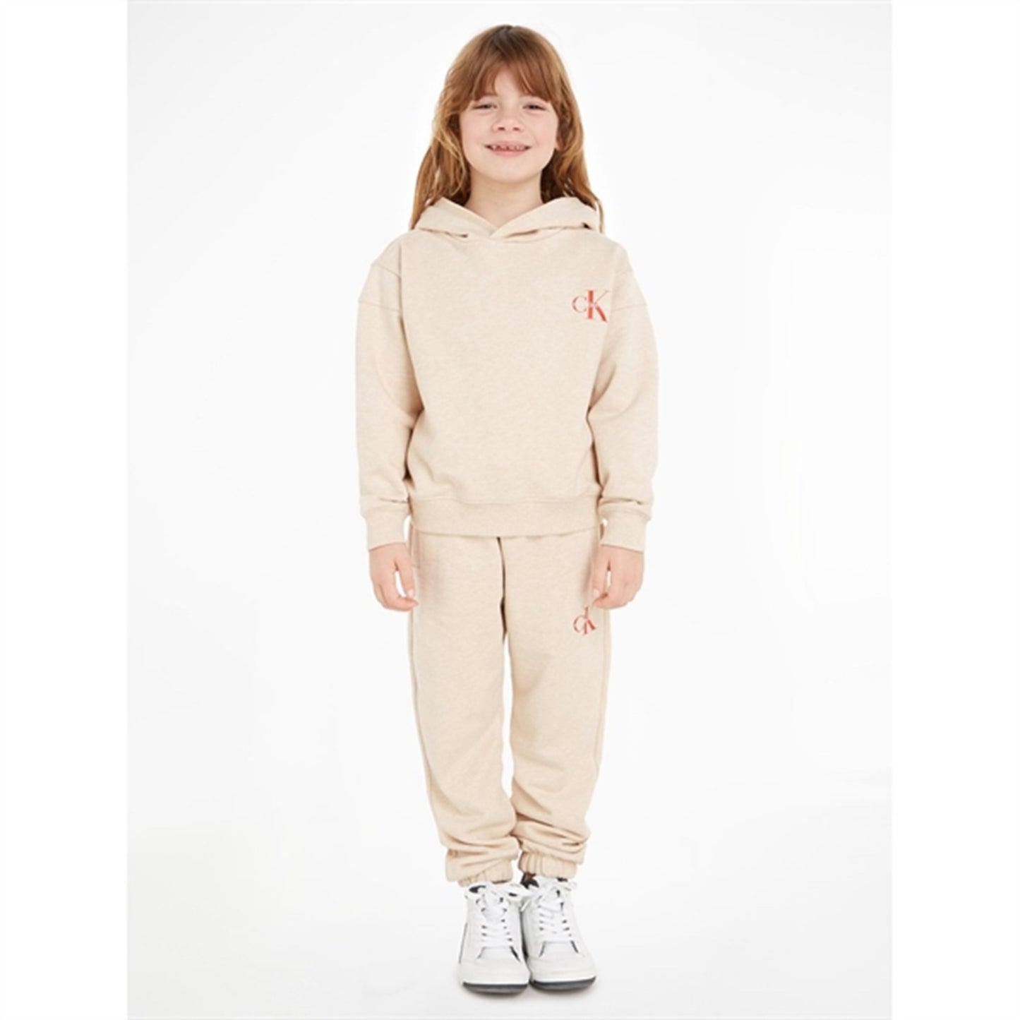 Calvin Klein Monogram Small Sweatsuit Heather Beige