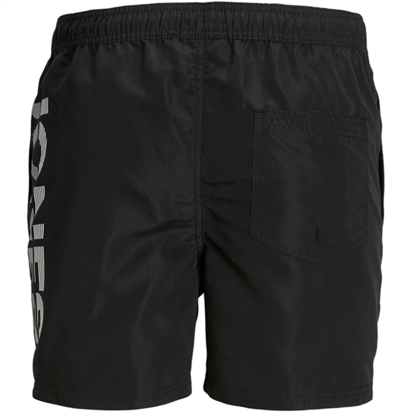 Jack & Jones Junior Black Fiji Swim Trunks Spice Logo