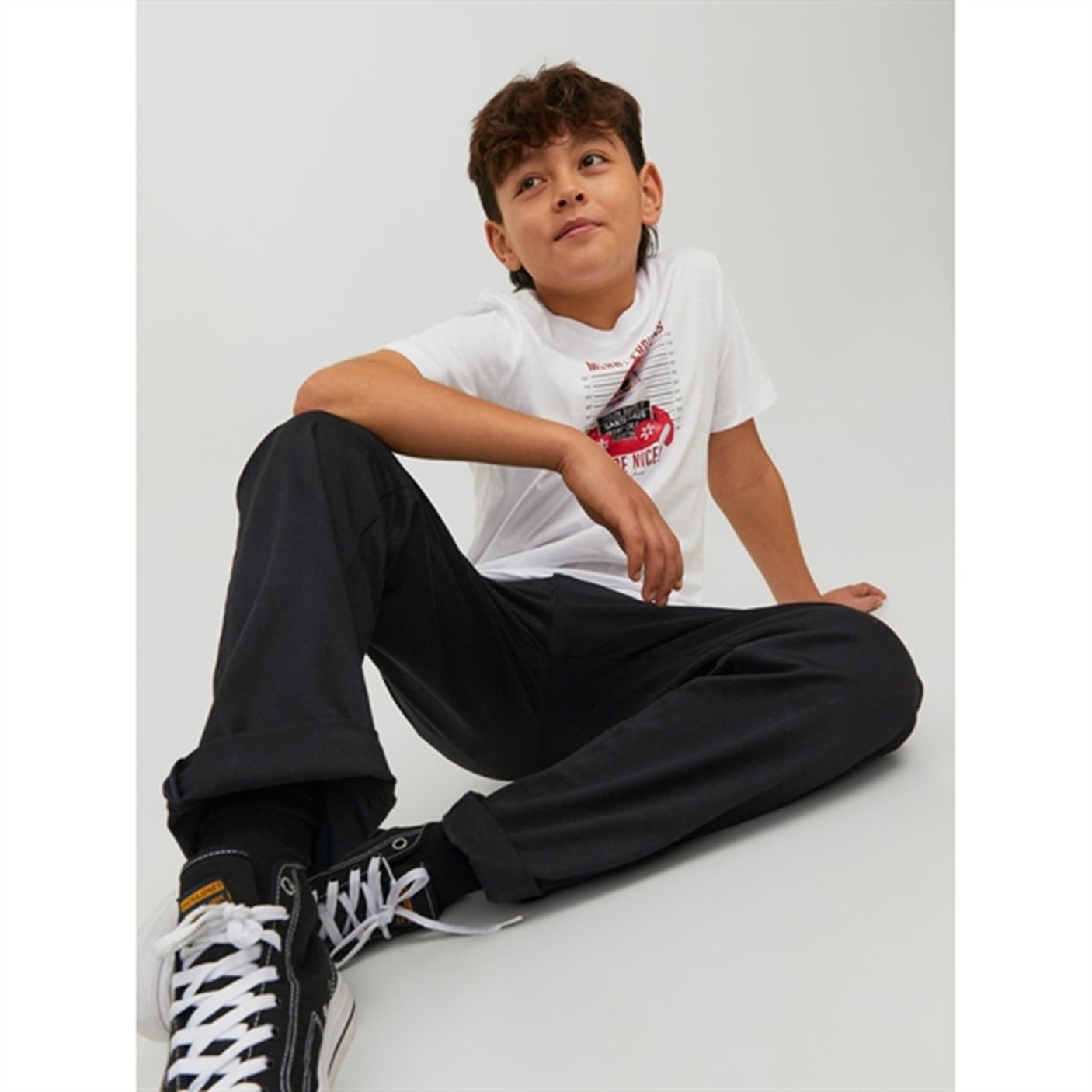 Jack & Jones Junior Black Kane Pablo Pants Noos