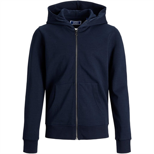 Jack & Jones Junior Navy Blazer Basic Sweatshirt with Zipper Noos