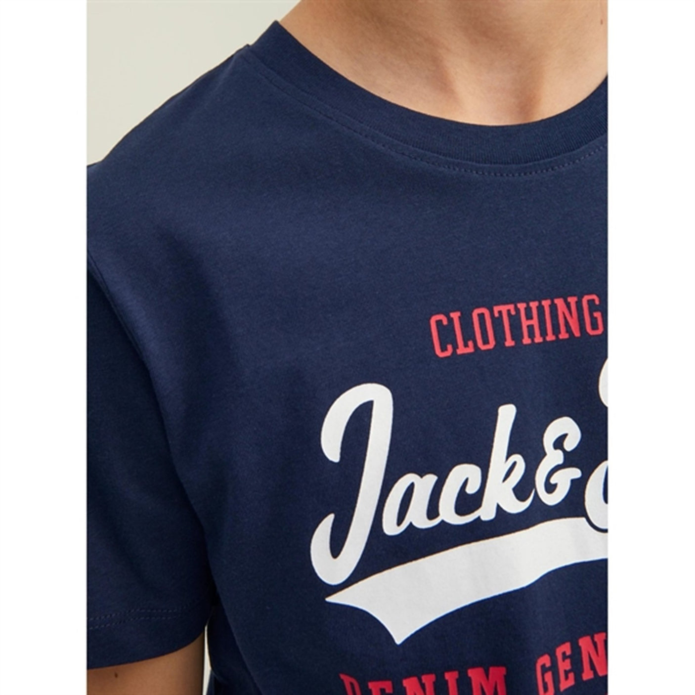 Jack & Jones Junior Navy Blazer Logo T-Shirt Noos