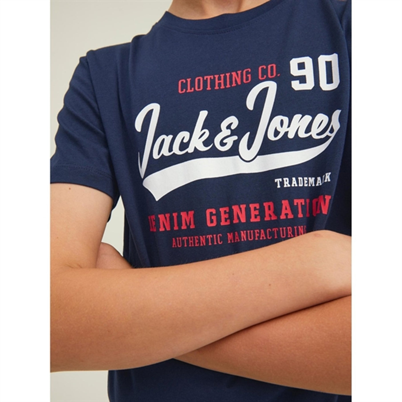 Jack & Jones Junior Navy Blazer Logo T-Shirt Noos