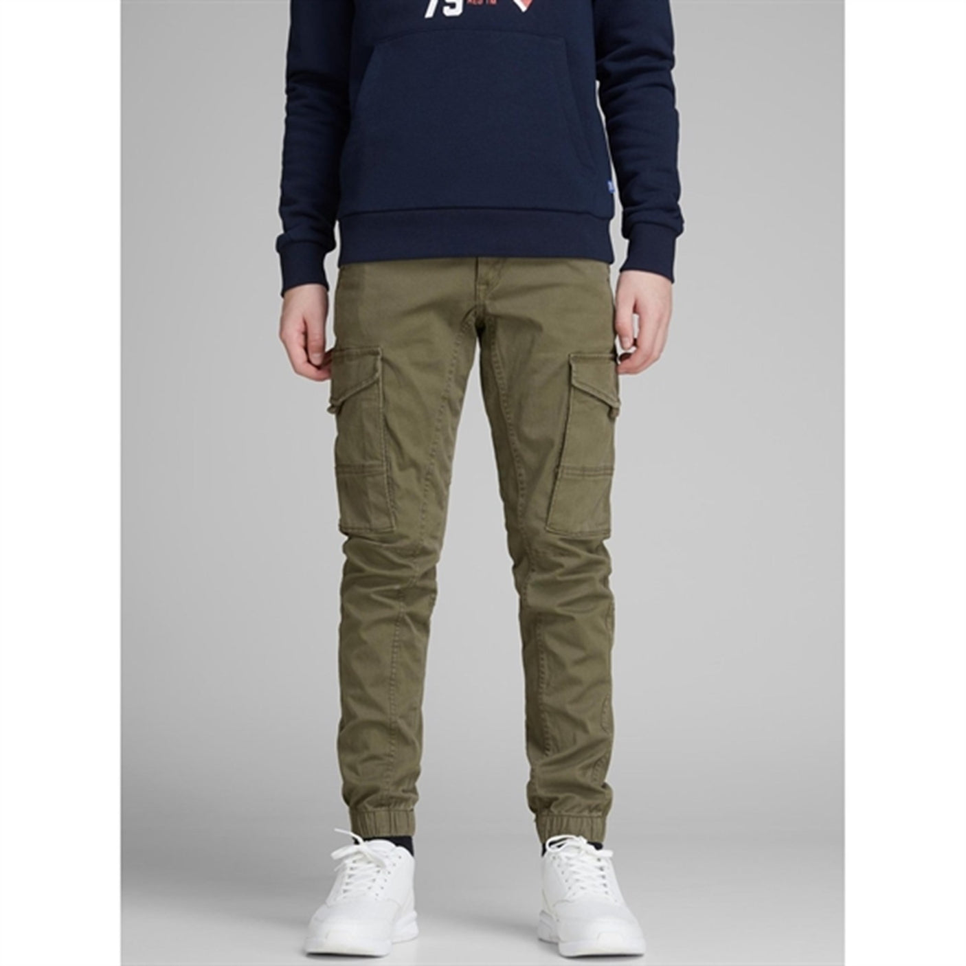 Jack & Jones Junior Olive Night Paul Flake Pants 542 Noos 2