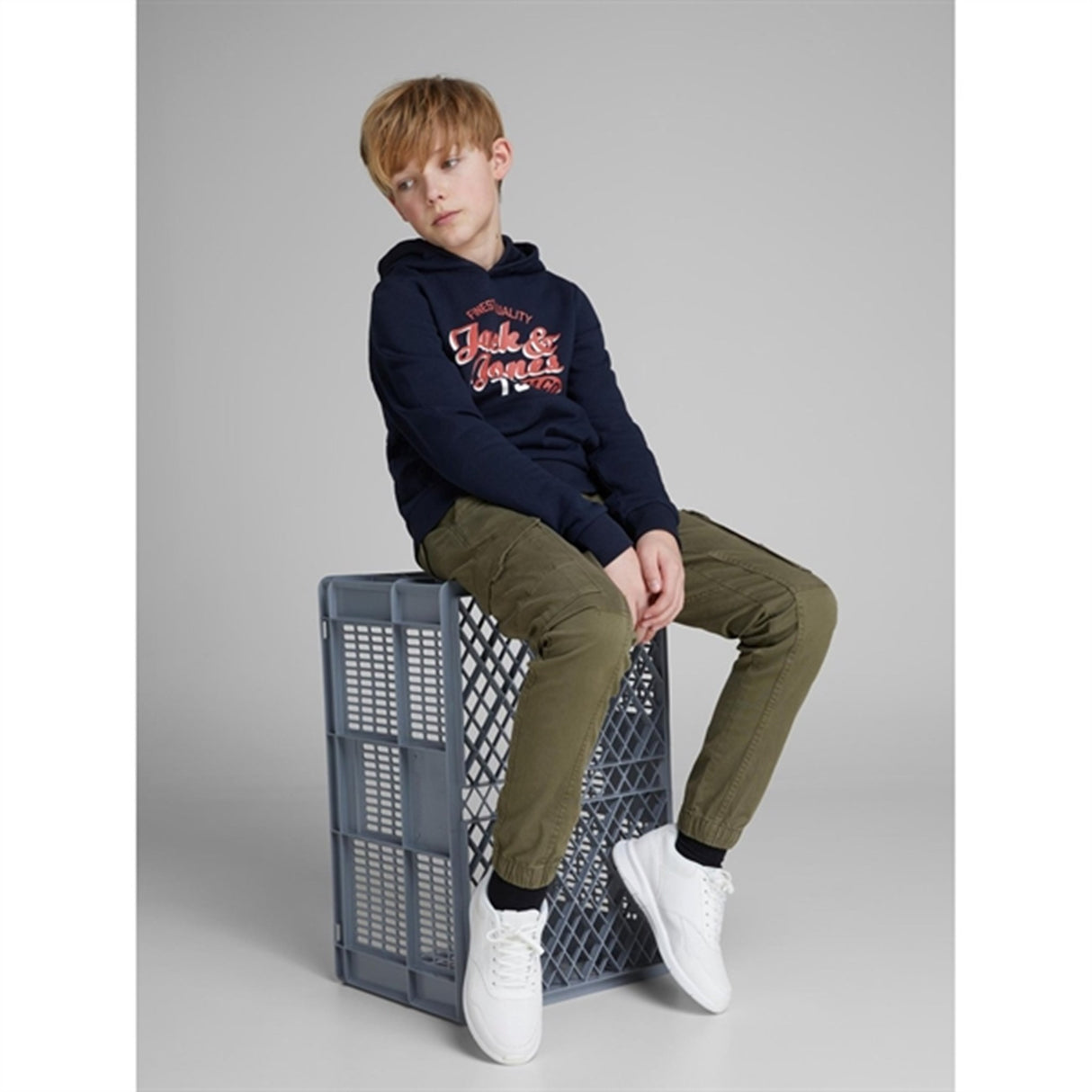Jack & Jones Junior Olive Night Paul Flake Pants 542 Noos 7