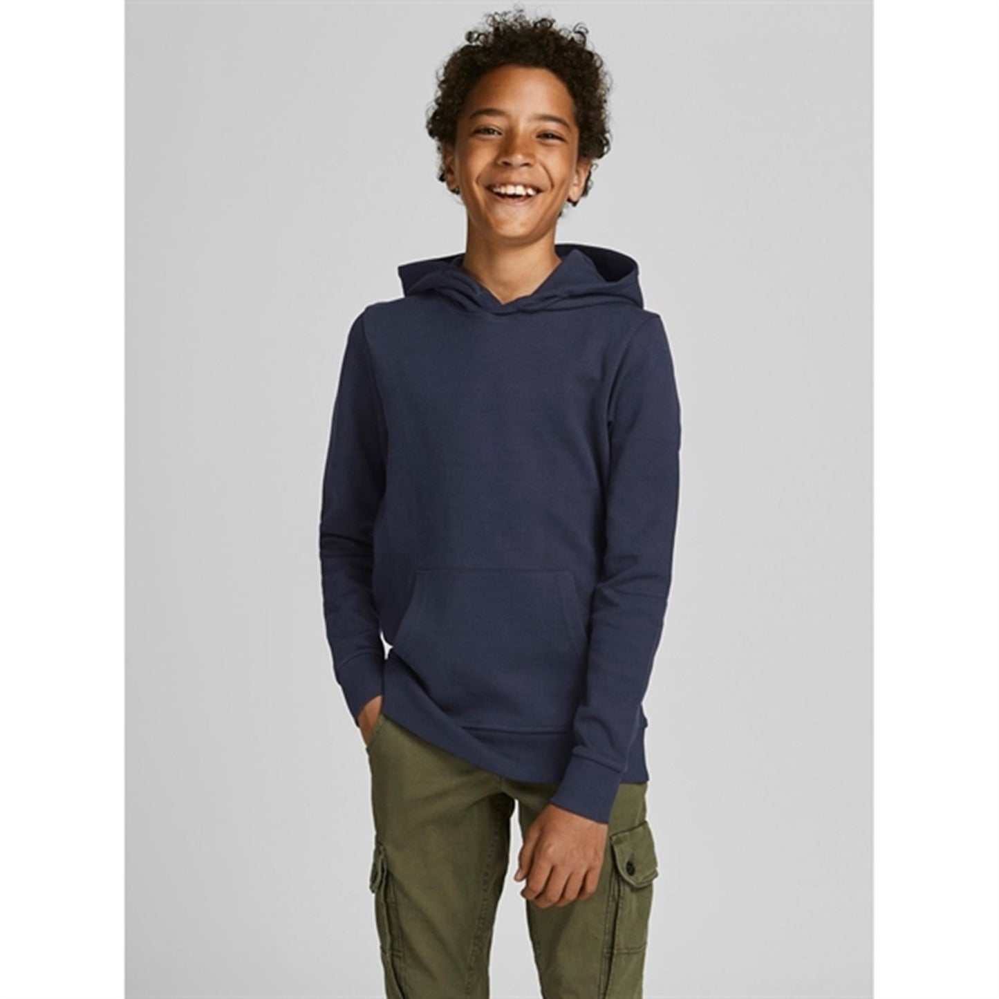 Jack & Jones Junior Navy Blazer Basic Hoodie Noos