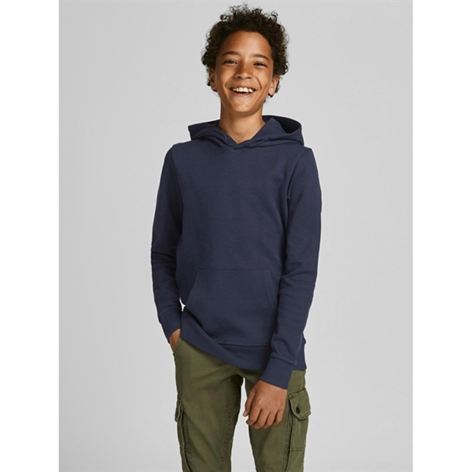 Jack & Jones Junior Navy Blazer Basic Hoodie Noos