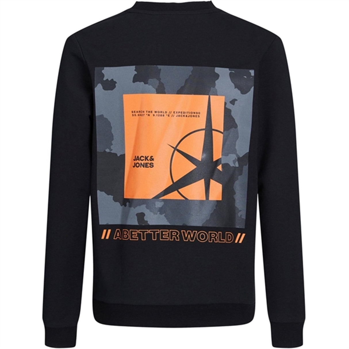Jack & Jones Junior Black Filo Sweatshirt