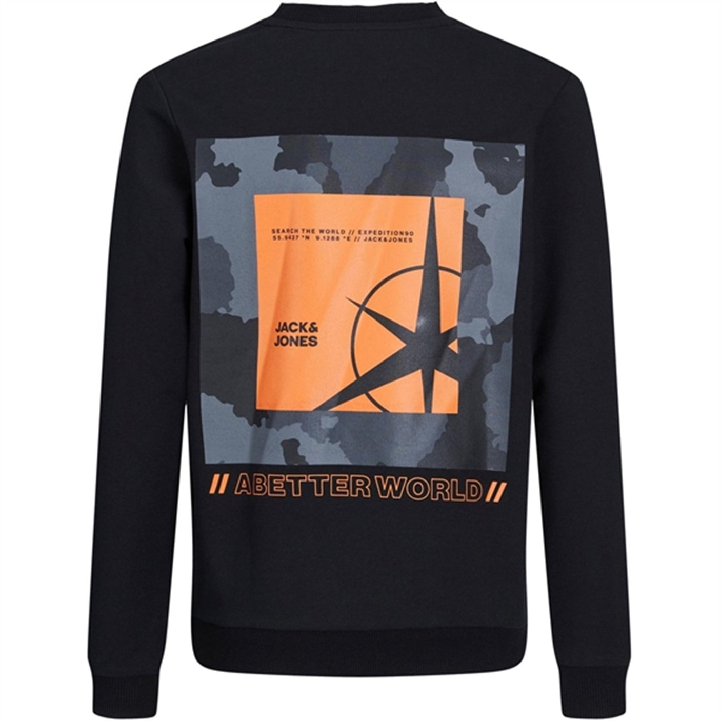 Jack & Jones Junior Black Filo Sweatshirt