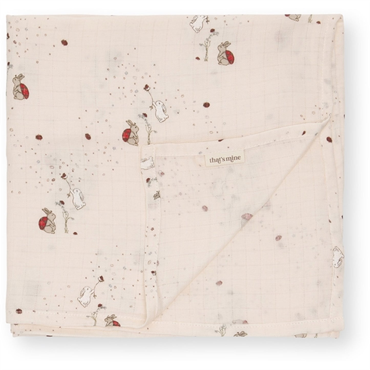 That's Mine Muslin Swaddle Jana Lady Bunnies