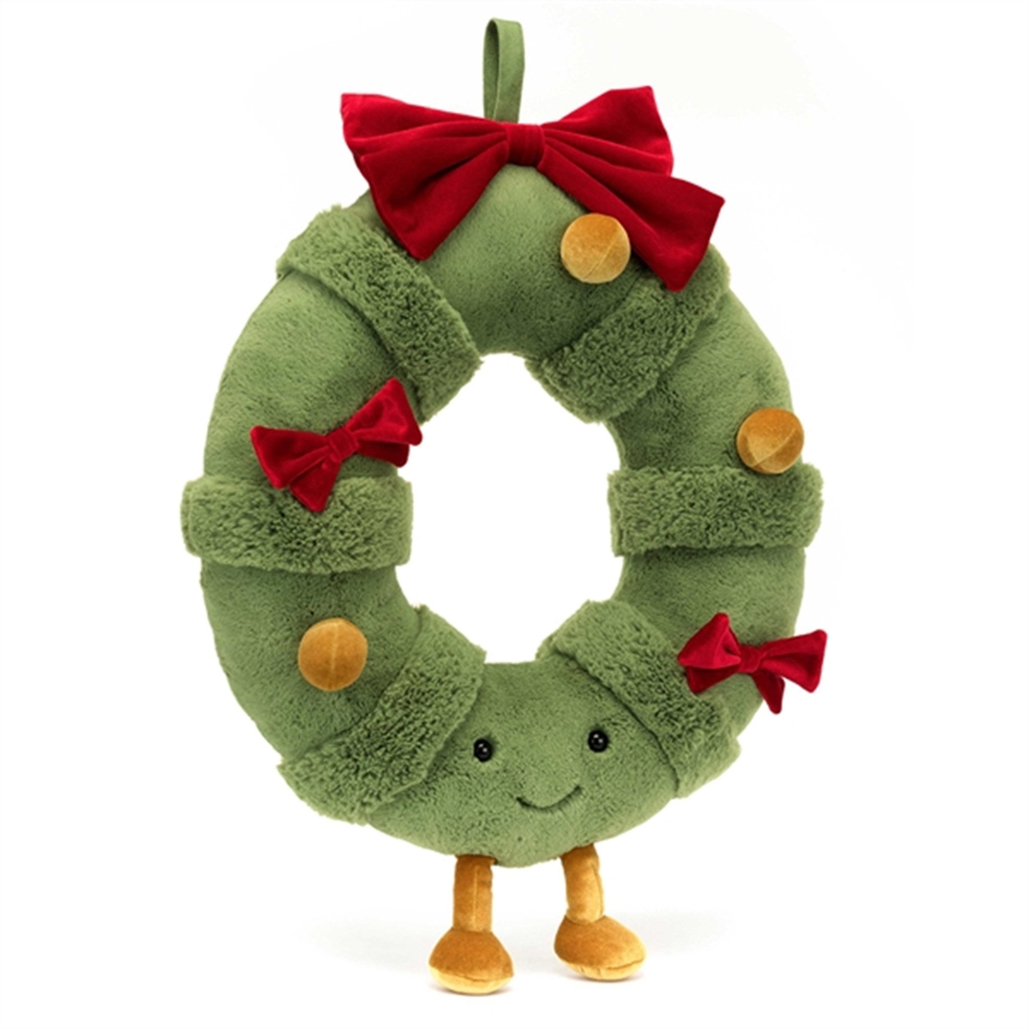 "用 Jellycat Amuseable 圣诞花环为您的家营造节日氛围！