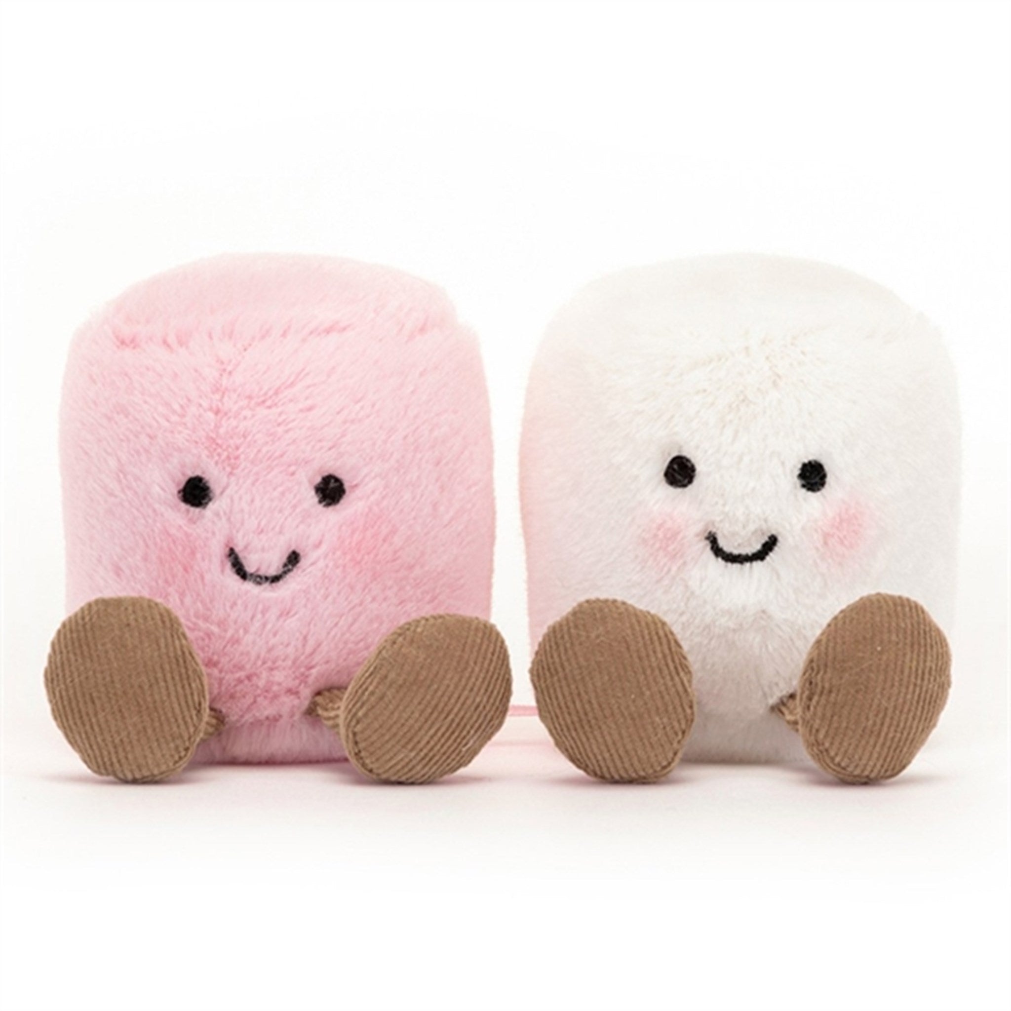Jellycat Amuseable Pink and White Marshmallows 15 cm