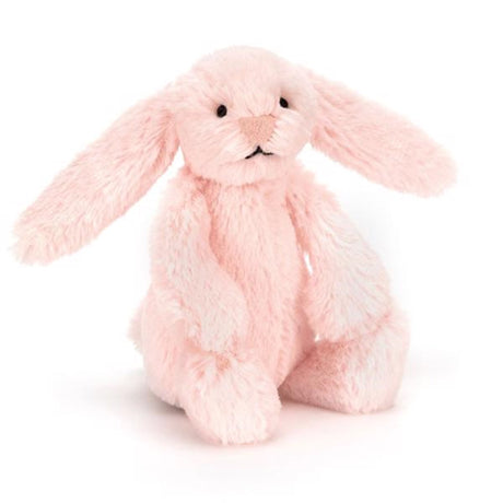 Jellycat Bashful Bunny Pink Silver 13 cm