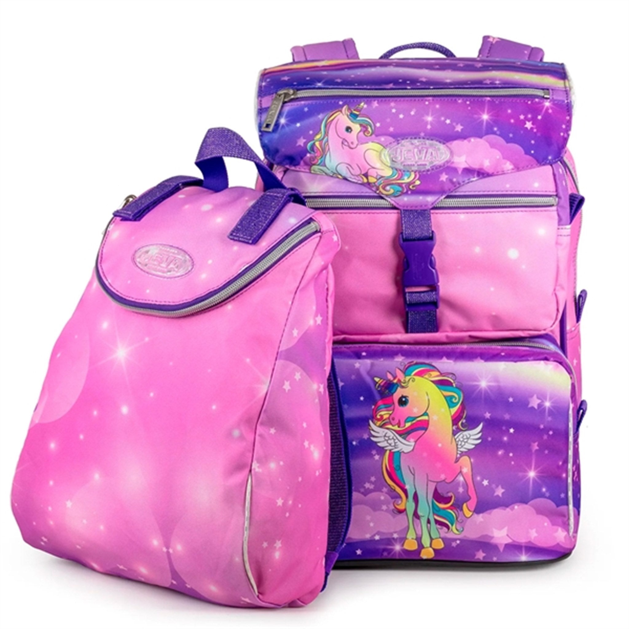 JEVA School Bag Rainbow Alicorn