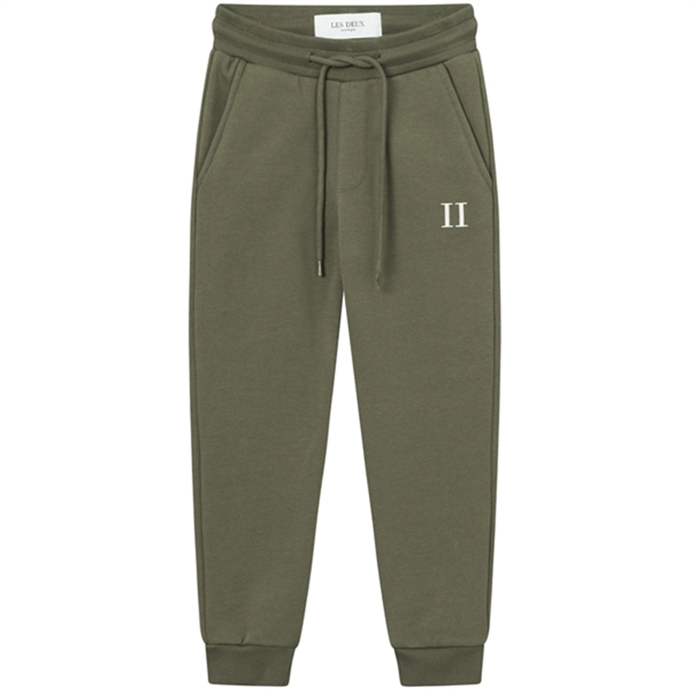 Les Deux Kids Olive Night/Ivory Mini Encore Sweatpants