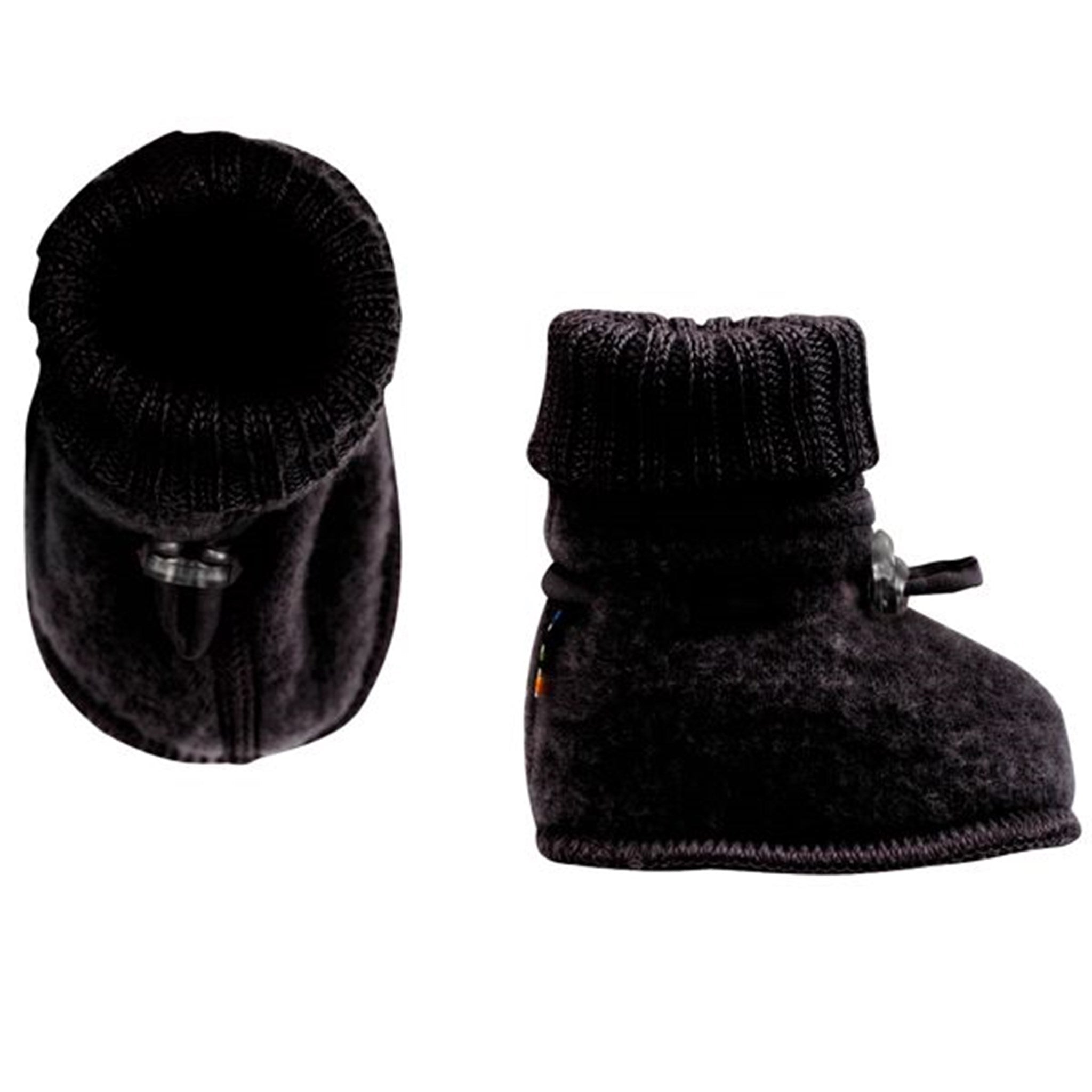 Joha Wool Black Shoes