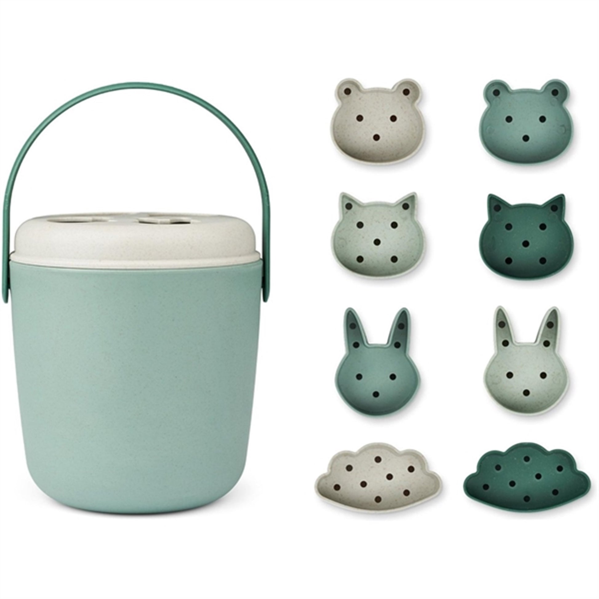 Liewood Jorn Beach Bucket Peppermint Multi Mix