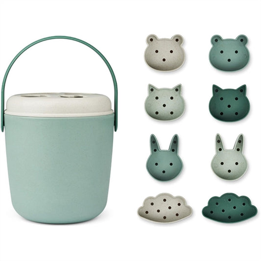 Liewood Jorn Beach Bucket Peppermint Multi Mix