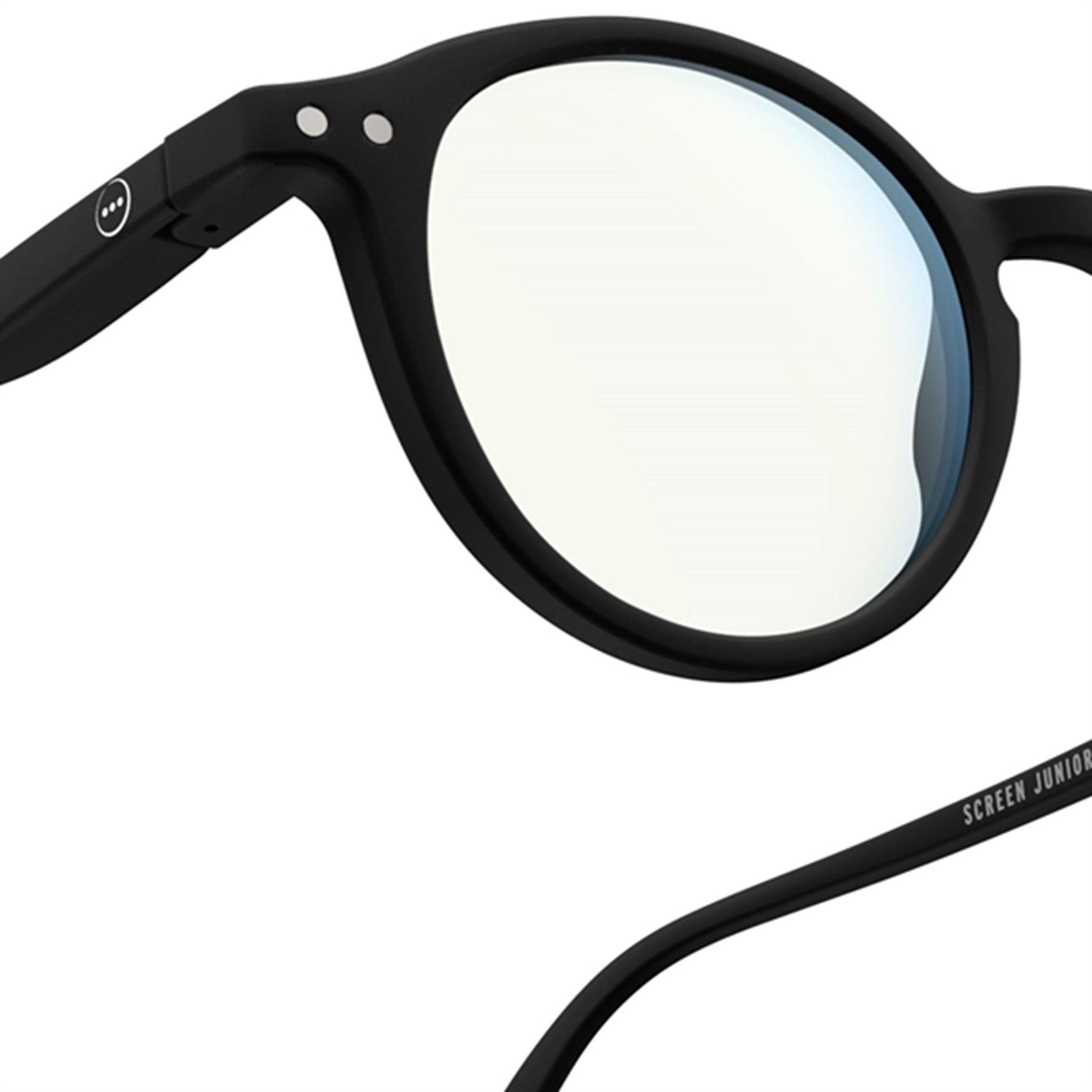 Izipizi Junior Screen Glasses #D Black Soft 0