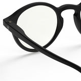 Izipizi Junior Screen Glasses #D Black Soft 0