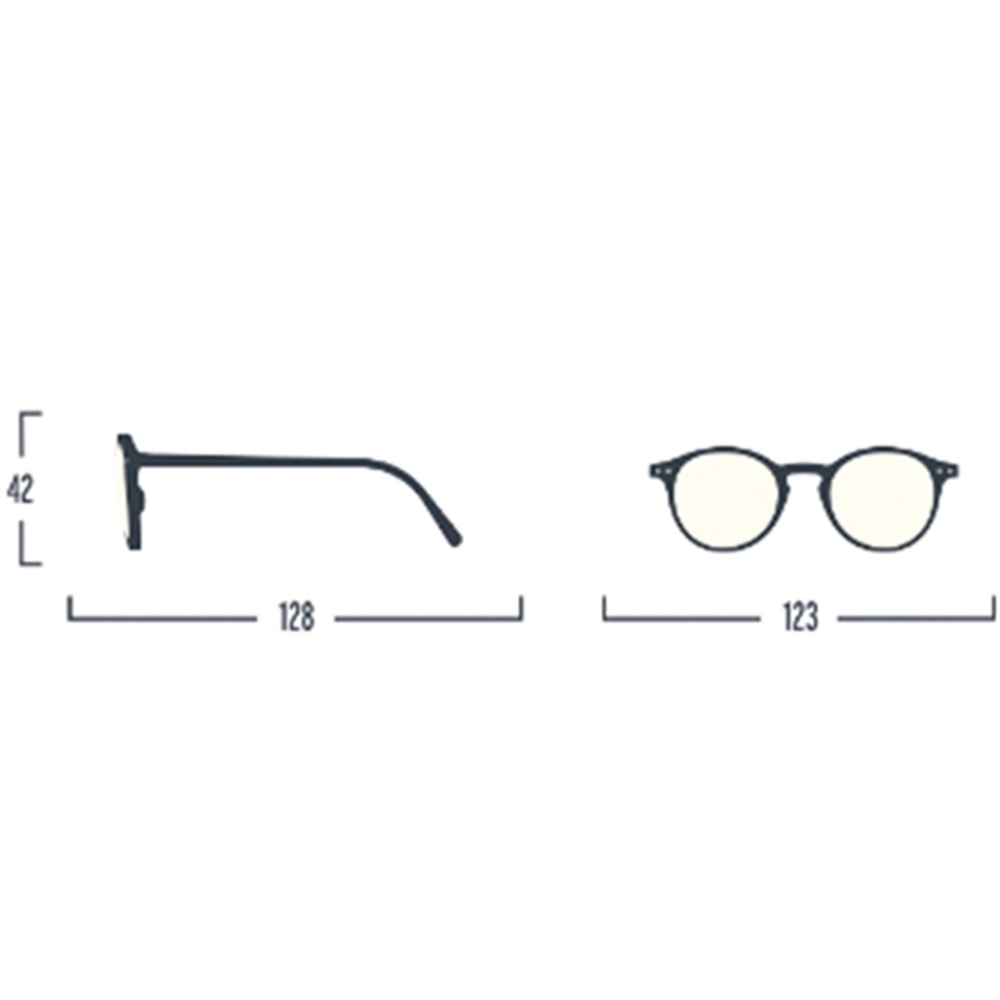 Izipizi Junior Screen Glasses #D Tortoise Soft 0