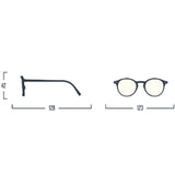 Izipizi Junior Screen Glasses #D Black Soft 0