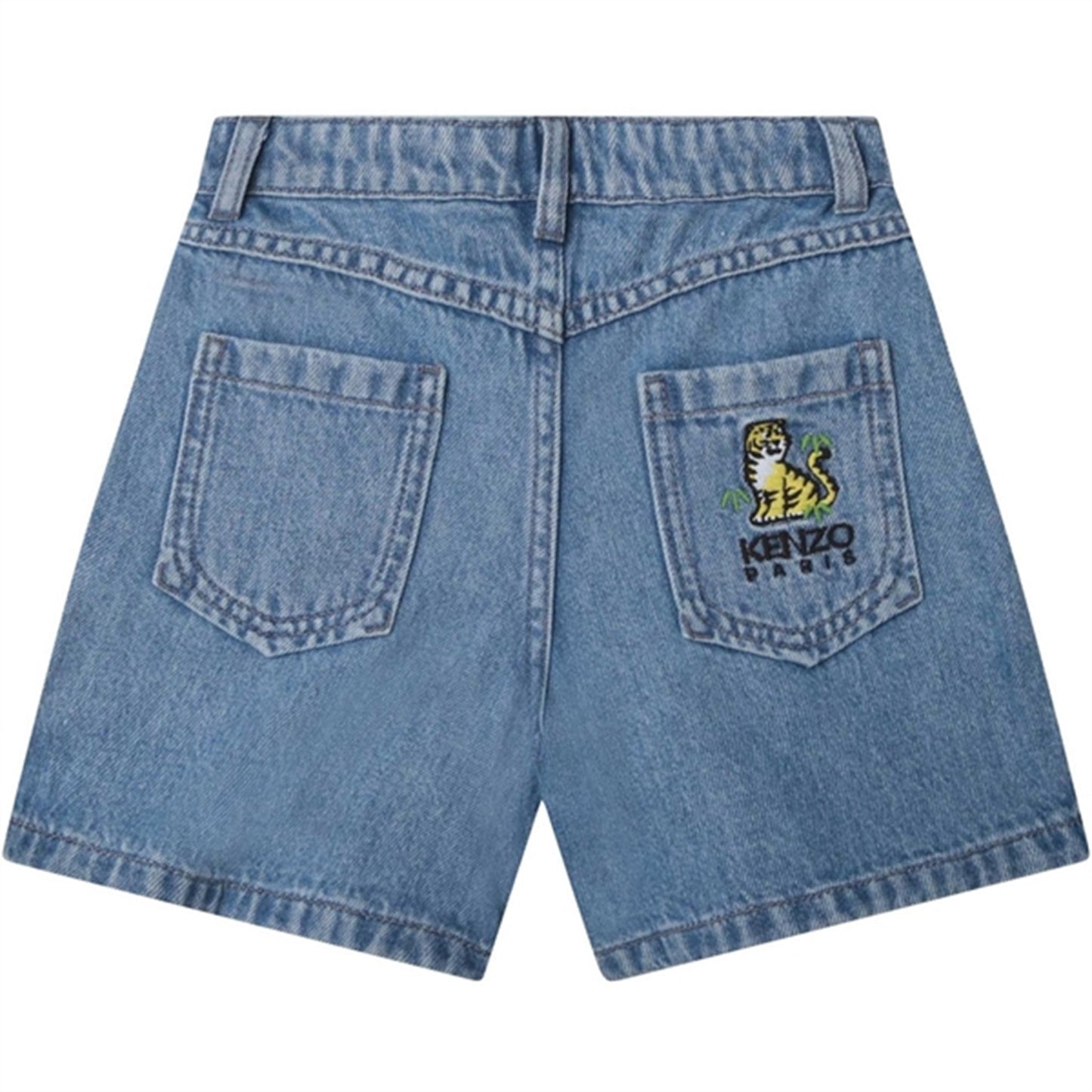 Kenzo Denim Shorts Pale Blue