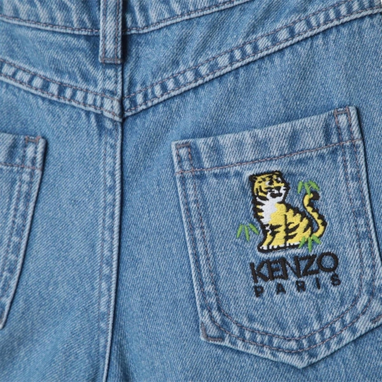 Kenzo Denim Shorts Pale Blue