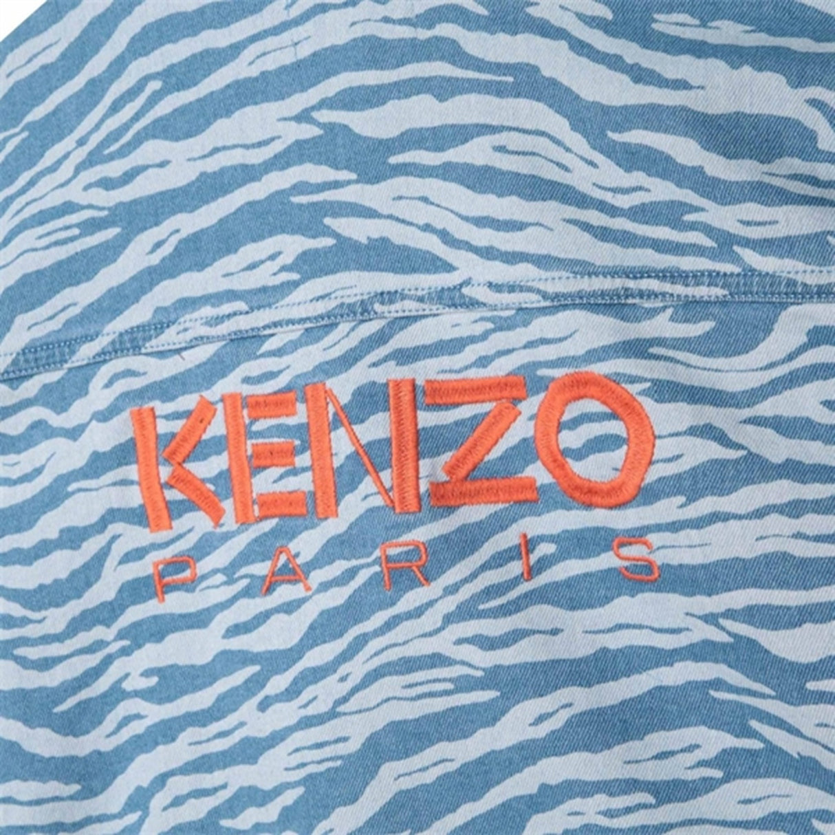 Kenzo Denim Jacket Pale Blue