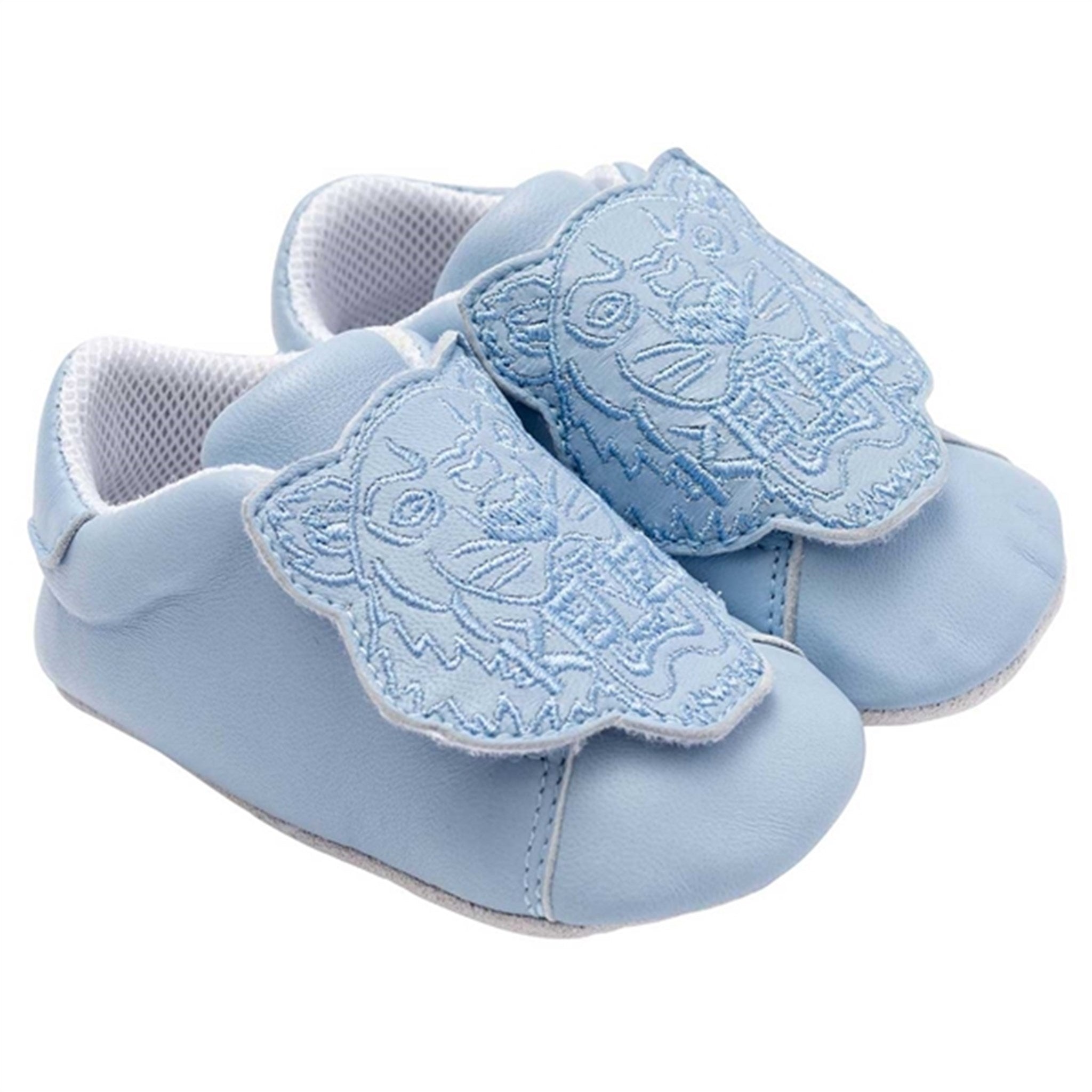 Kenzo Tiger Slippers Pale Blue