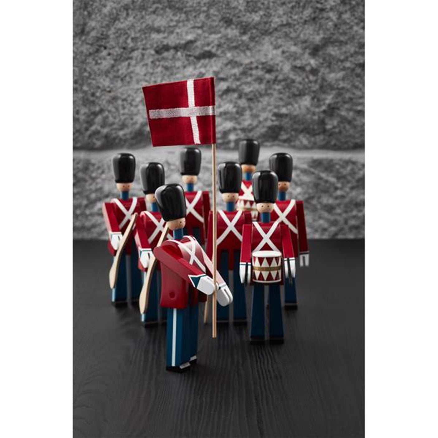 Kay Bojesen Guard Small Red/Blue/White