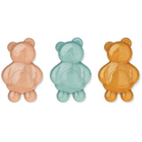 Liewood Kayden Mr Bear Reusable Lunch Box Cooler 3-Pack Mustard Mix