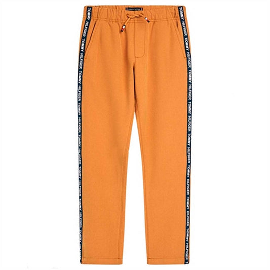 Tommy Hilfiger Brushed Tape Pull On Pants Vintage Brass