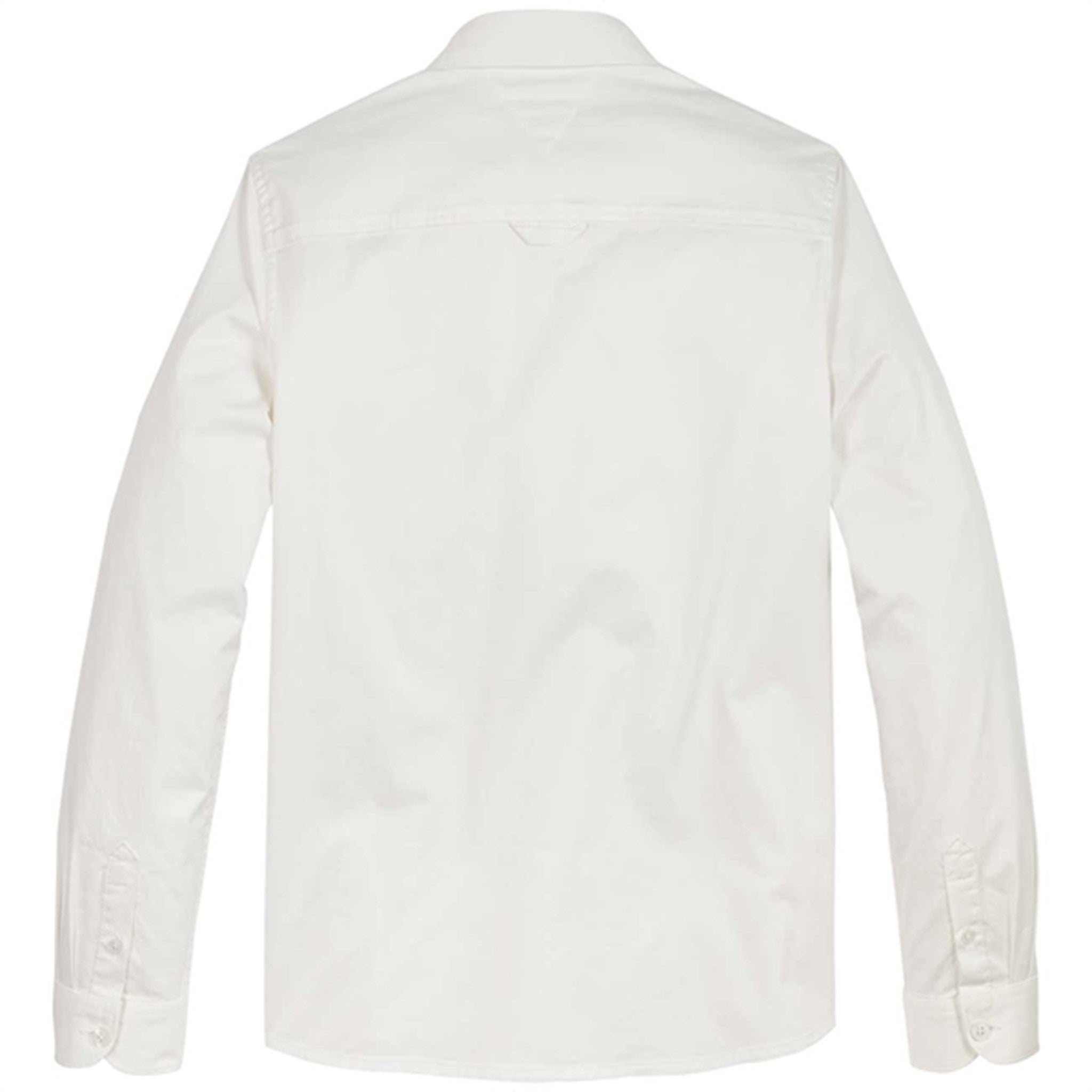 Tommy Hilfiger Stretch Twill Tonal Logo Shirt White 3