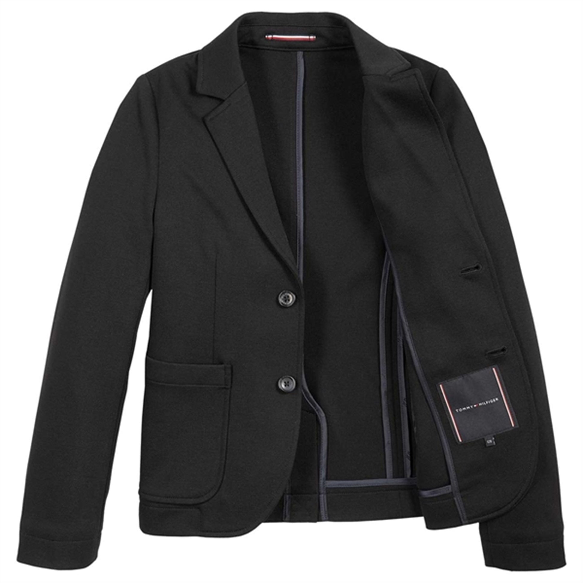 Tommy Hilfiger Comfort Pique Jersey Blazer Black
