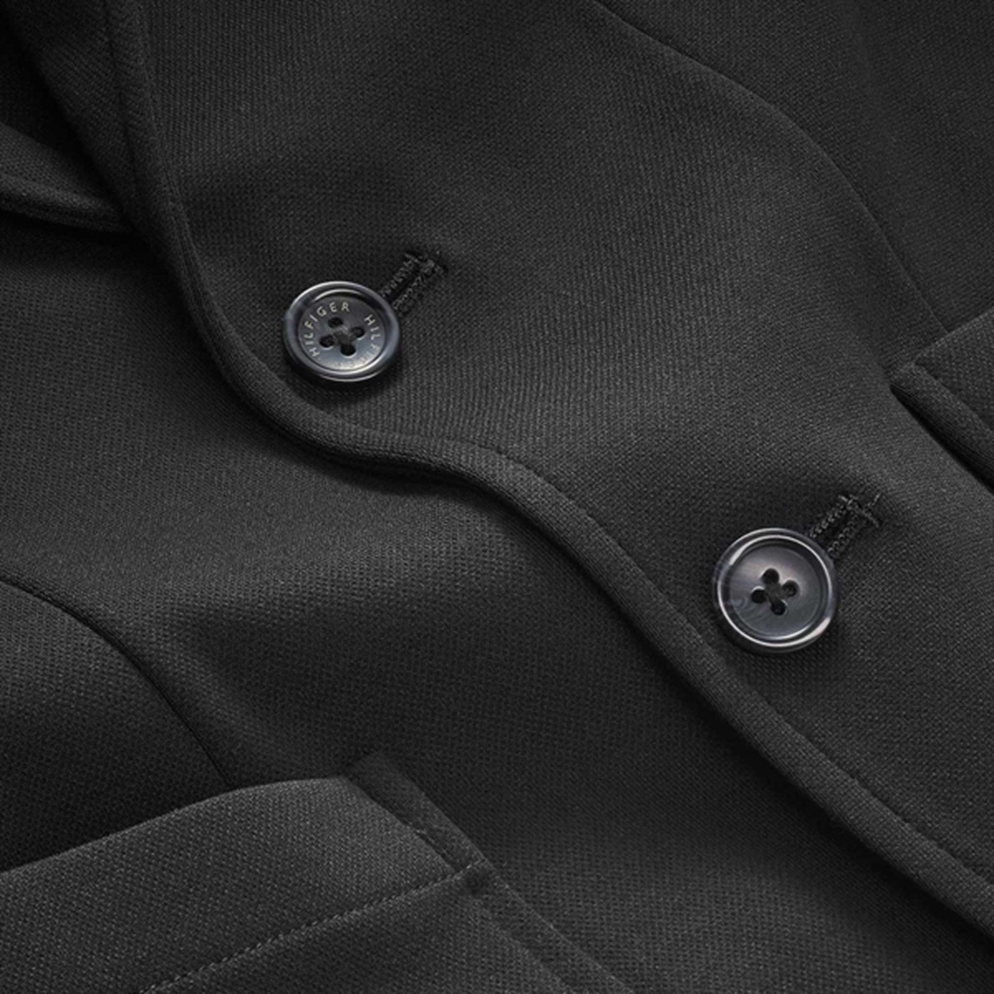 Tommy Hilfiger Comfort Pique Jersey Blazer Black 2