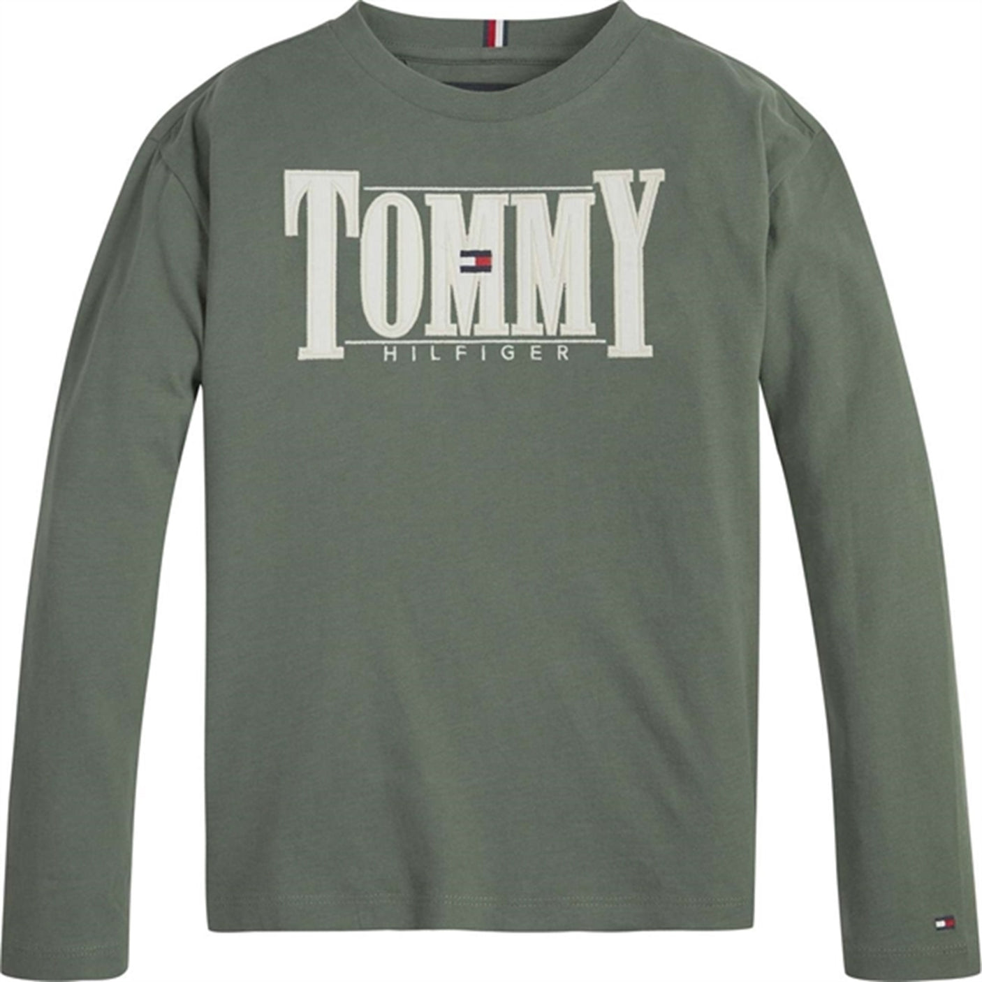 Tommy Hilfiger Cord Applique Tee L/S Avalon Green
