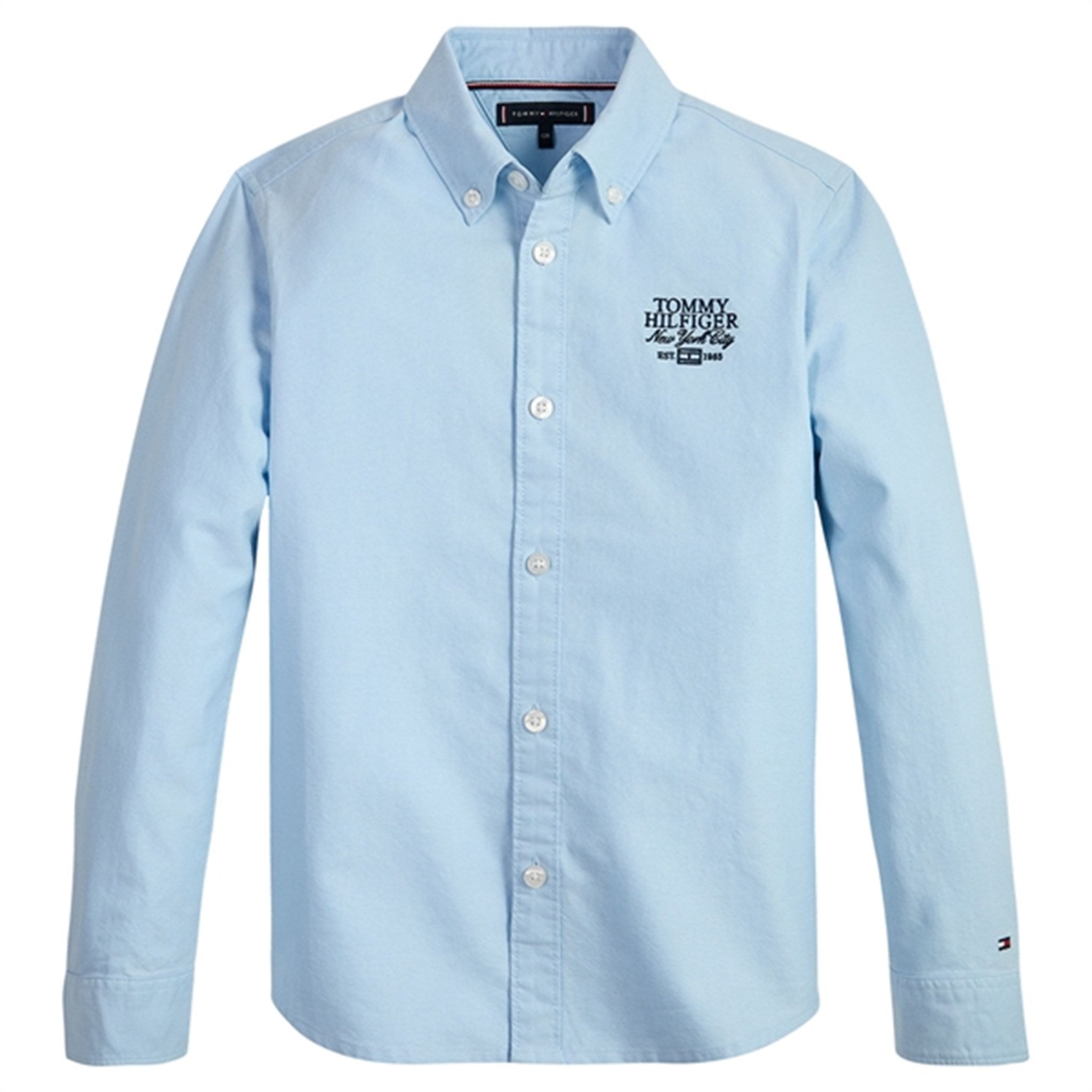 Tommy Hilfiger Branded Oxford Shirt Shoreside Blue