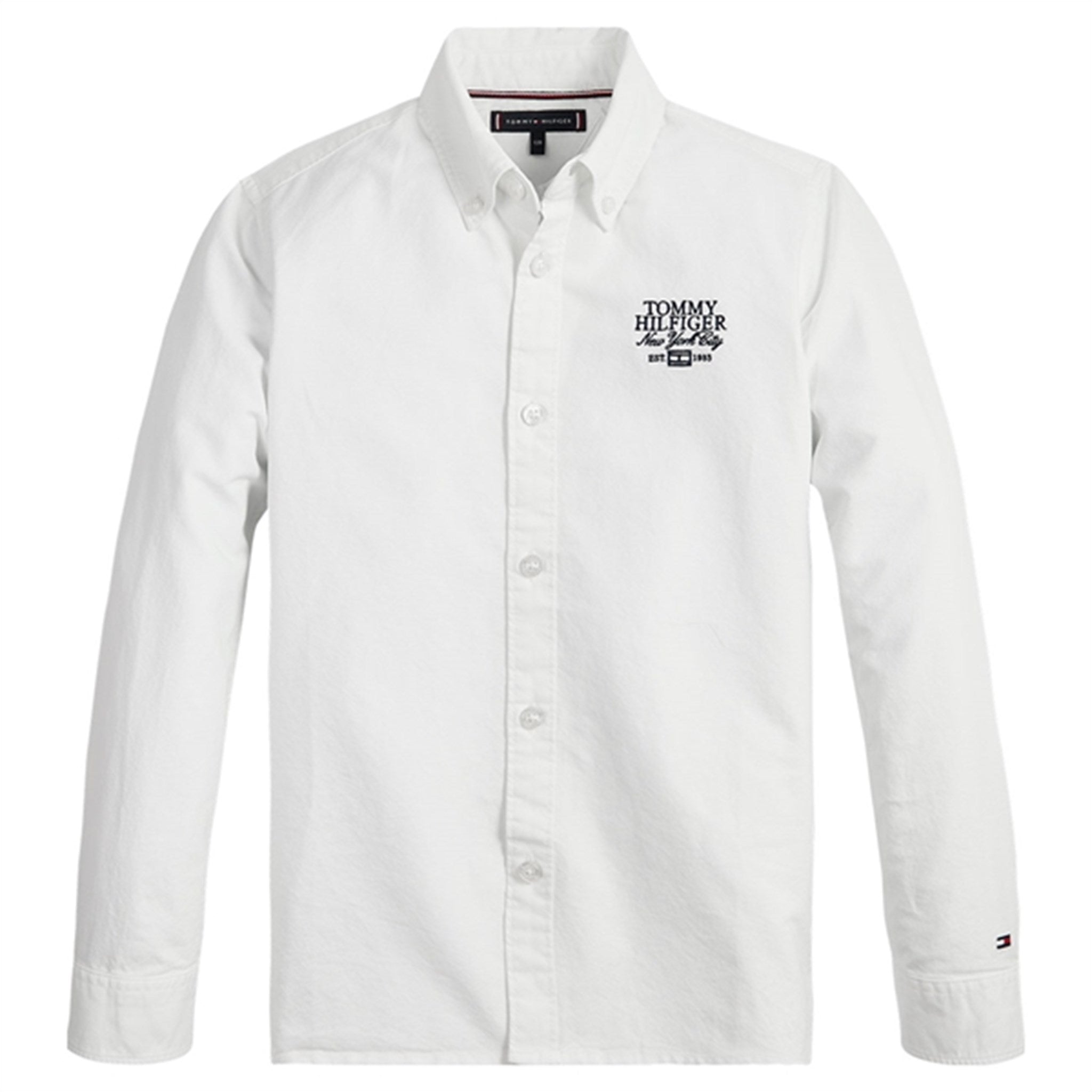 Tommy Hilfiger Branded Oxford Shirt White