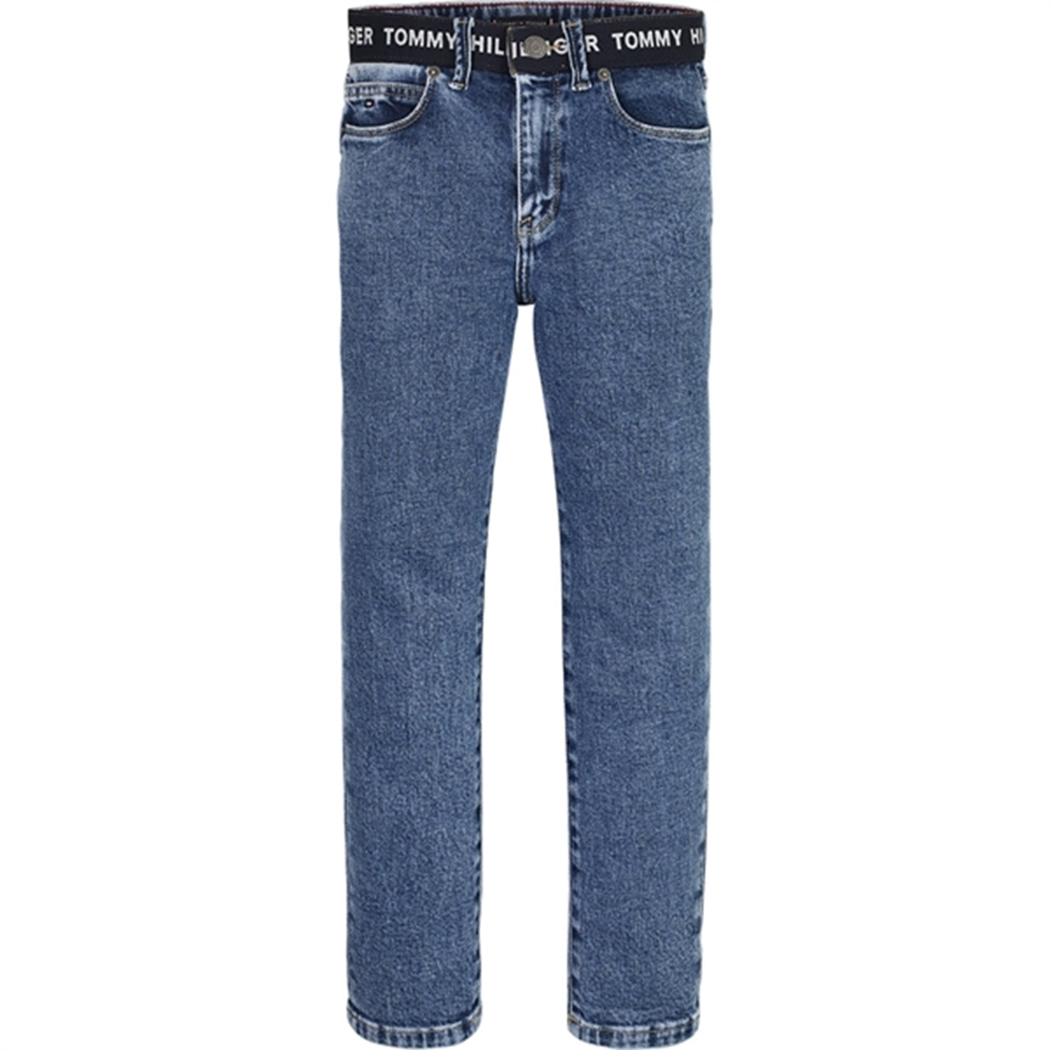 Tommy Hilfiger Modern Straight Tape Jeans Vintagebluelight