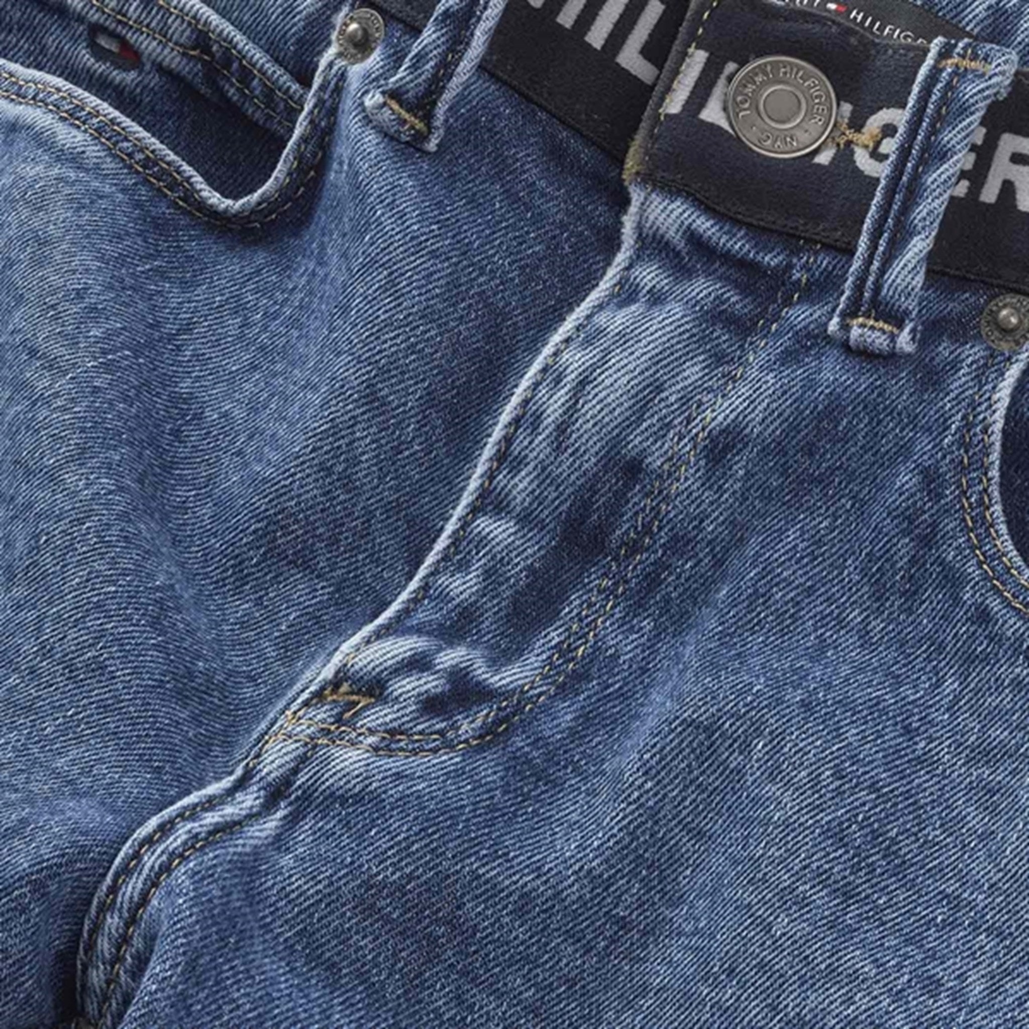 Tommy Hilfiger Modern Straight Tape Jeans Vintagebluelight 2