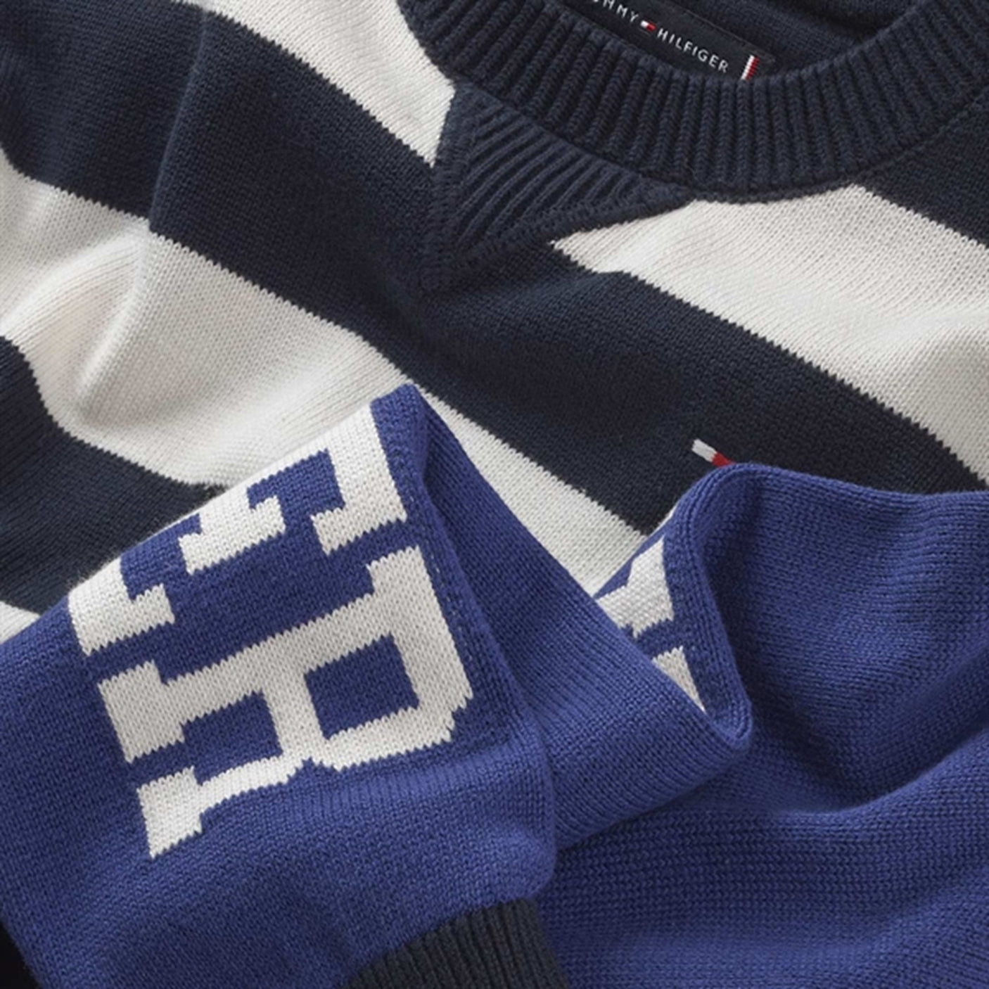 Tommy Hilfiger Multi Striped Sweater Pilot Blue / Stripe