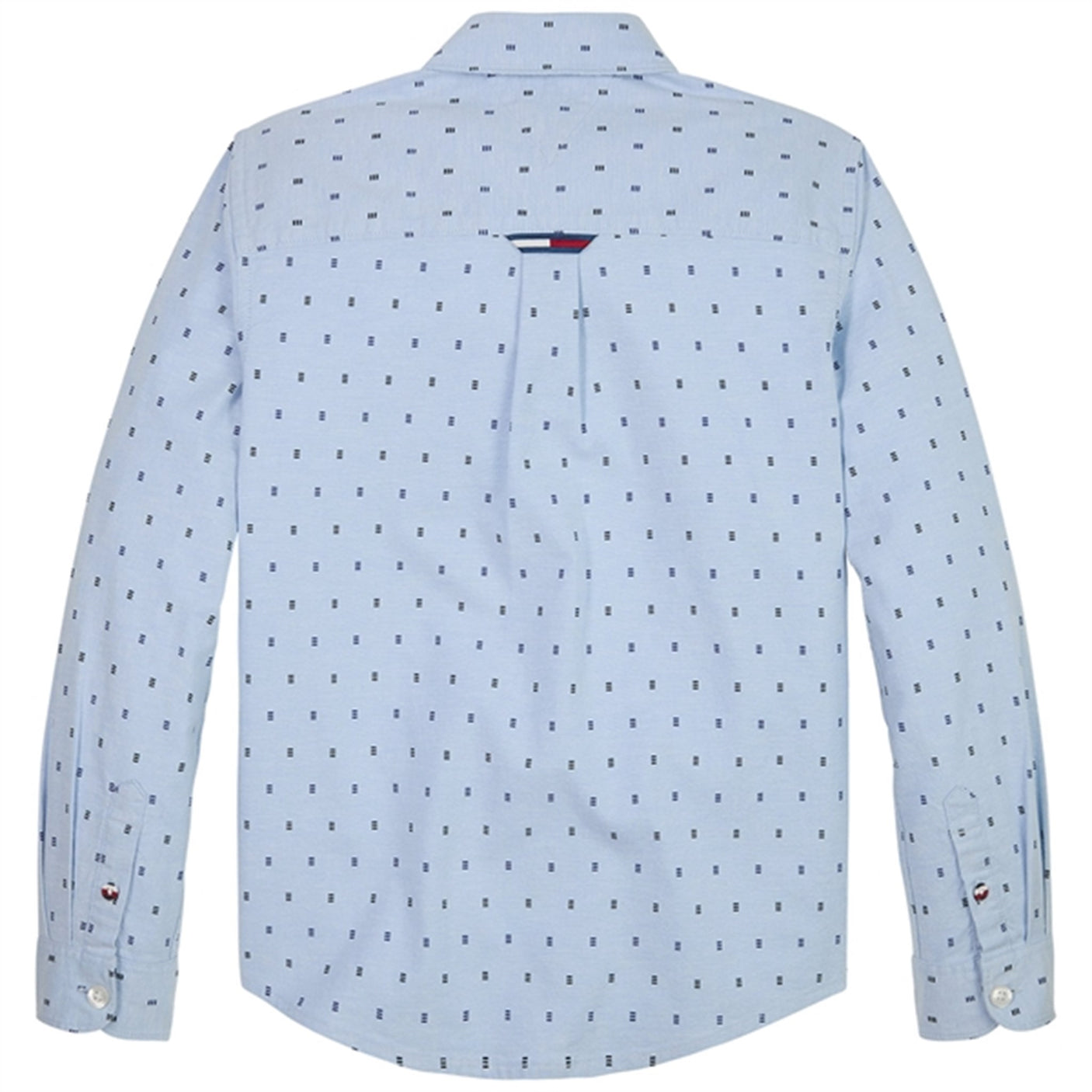 Tommy Hilfiger Mini Print Oxford Shirt Shoreside Blue