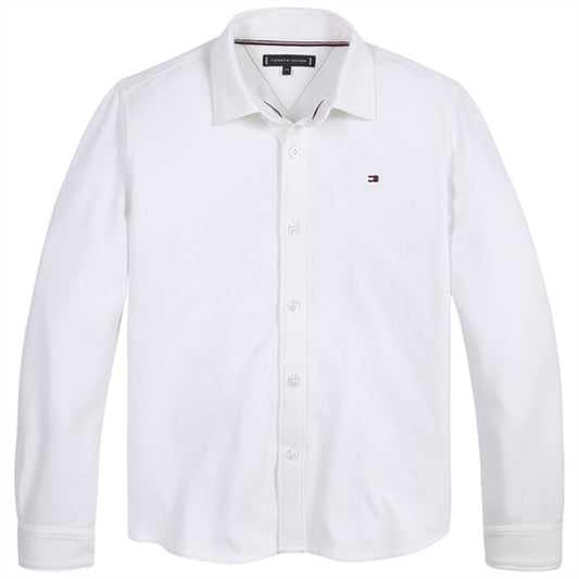 Tommy Hilfiger Stretch Pique Shirt White