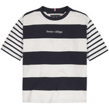 Tommy Hilfiger Bold Stripe Logo T-shirt Desert Sky