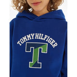 Tommy Hilfiger T Varsity Hoodie Navy Voyage